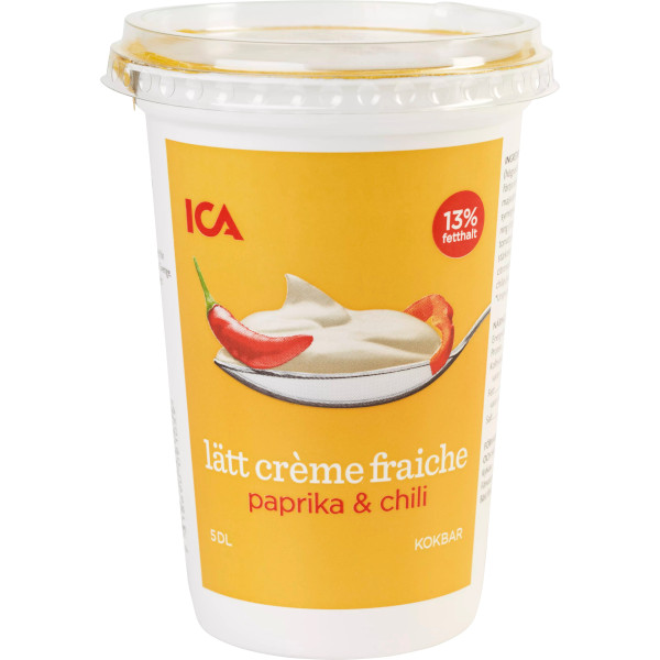 ICA Crème Fraiche Lätt Paprika & Chili