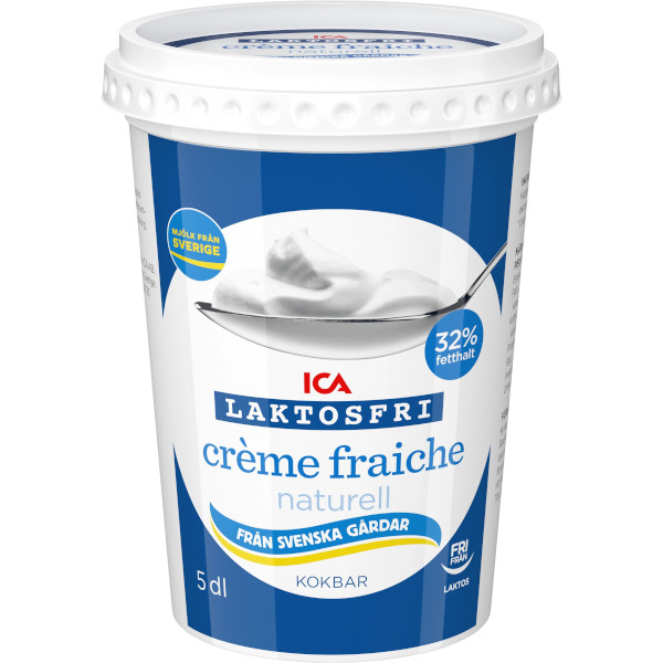 ICA Crème Fraiche Naturell Laktosfri