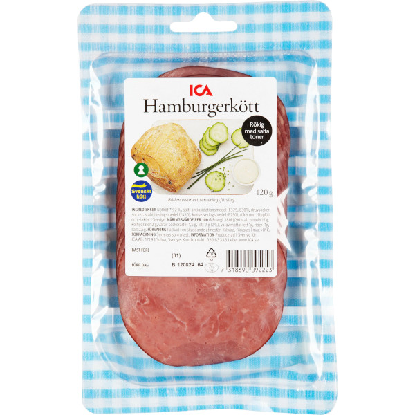 ICA Hamburgerkött Skivor