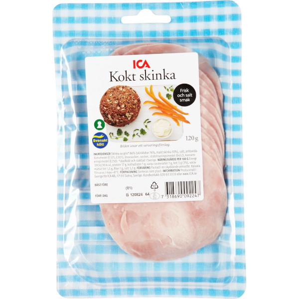 ICA Skinka Kokt Skivor