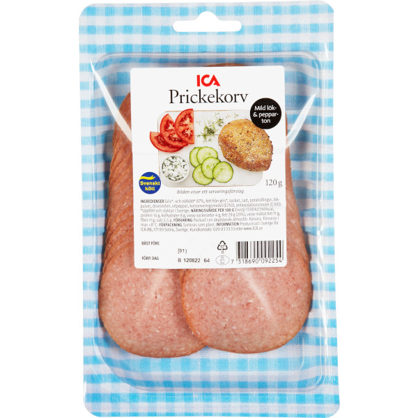 ICA Prickekorv Skivor