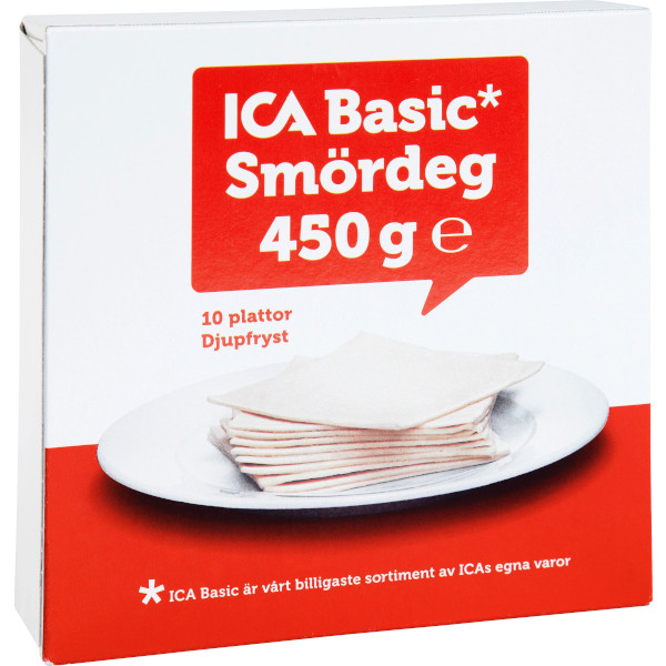 ICA Basic Smördegsplattor
