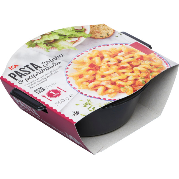ICA Pasta Skinka & Paprikasås