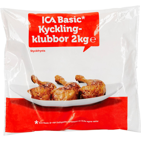 ICA Basic Kycklingklubbor