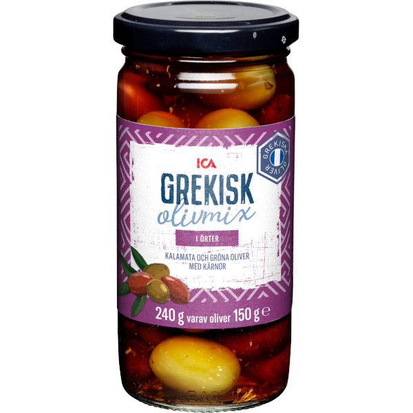 ICA Grekisk Olivmix Örter