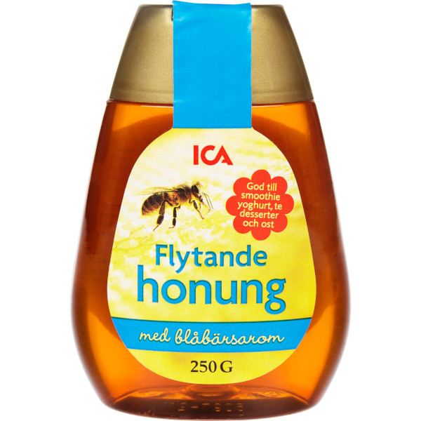 ICA Honung Flytande Blåbärsarom