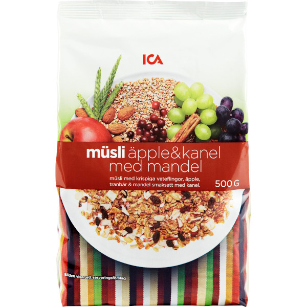 ICA Müsli Äpple/Kanel/Mandel
