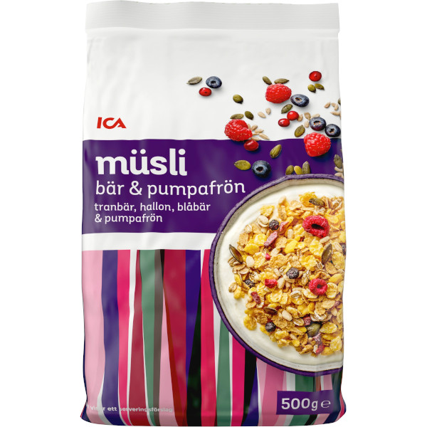 ICA Müsli Bär & Pumpafrön