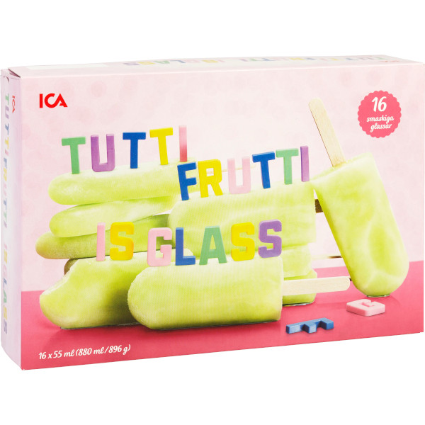 ICA Isglasspinnar Tutti Frutti