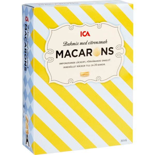 ICA Bakmix Macarons Citronsmak