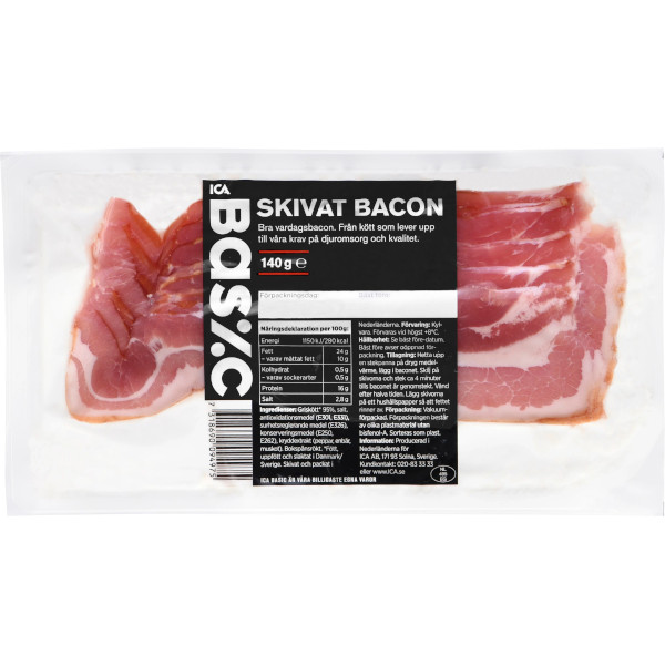 ICA Basic Bacon Skivat