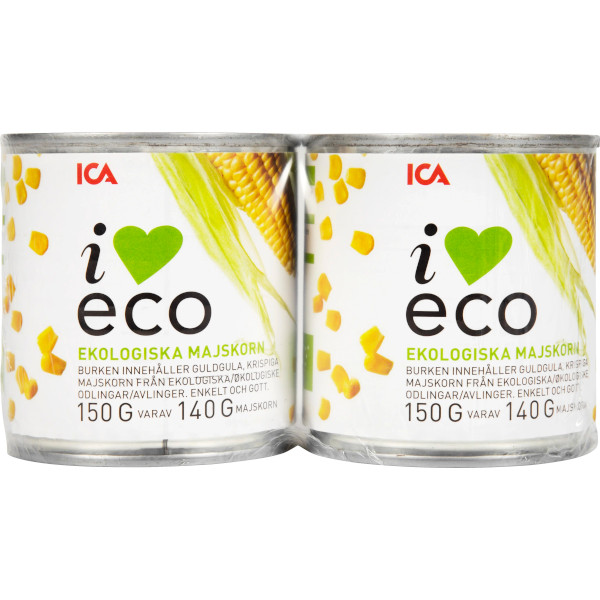 ICA I Love Eco Majskorn Ekologiska