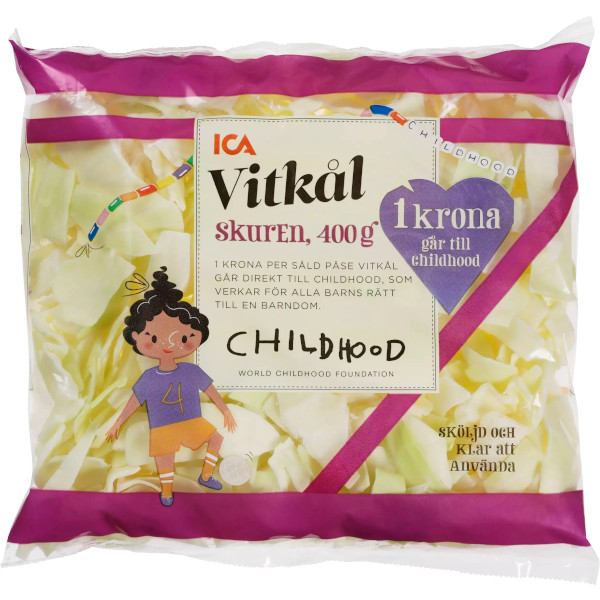 ICA Vitkål Skuren