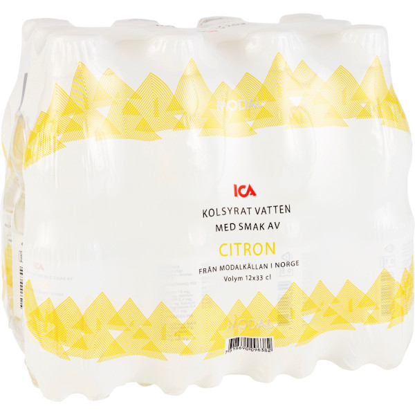 ICA Vatten Kolsyrat Citron