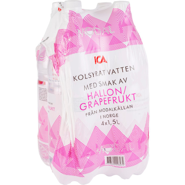 ICA Vatten Kolsyrat Hallon/Grapefrukt