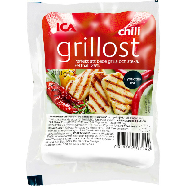 ICA Grillost Chili