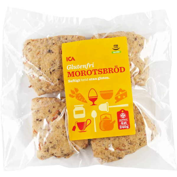 ICA Morotsbröd Glutenfritt