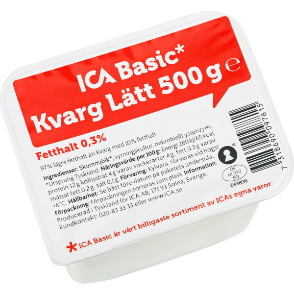 ICA Basic Kvarg Lätt