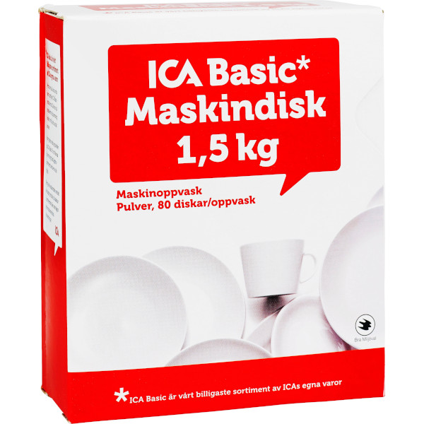 ICA Basic Maskindiskpulver