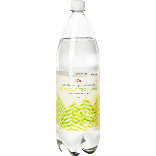 ICA Vatten Kolsyrat Ananas/Citrongräs