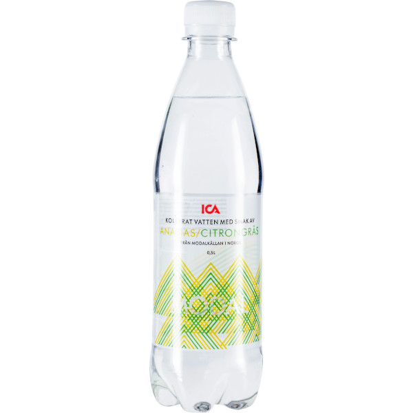 ICA Vatten Kolsyrat Ananas/Citrongräs