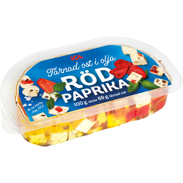 ICA Tärnad Ost Olja Röd Paprika