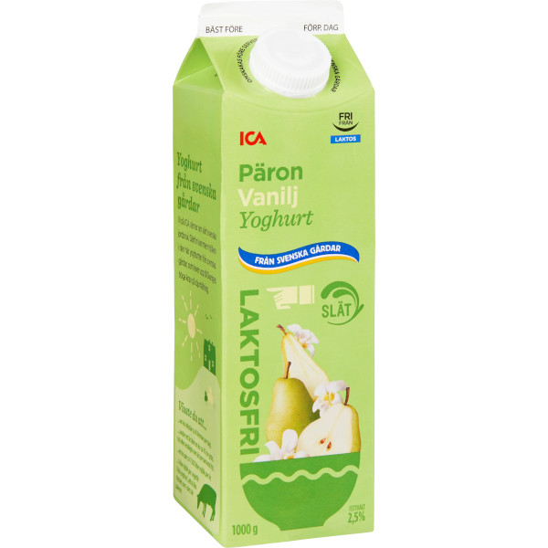 ICA Vaniljyoghurt Päron Laktosfri