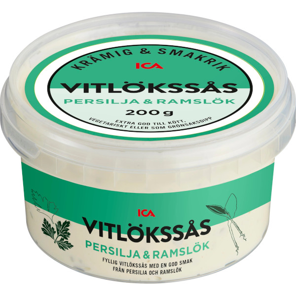ICA Vitlökssås Persilja & Ramslök