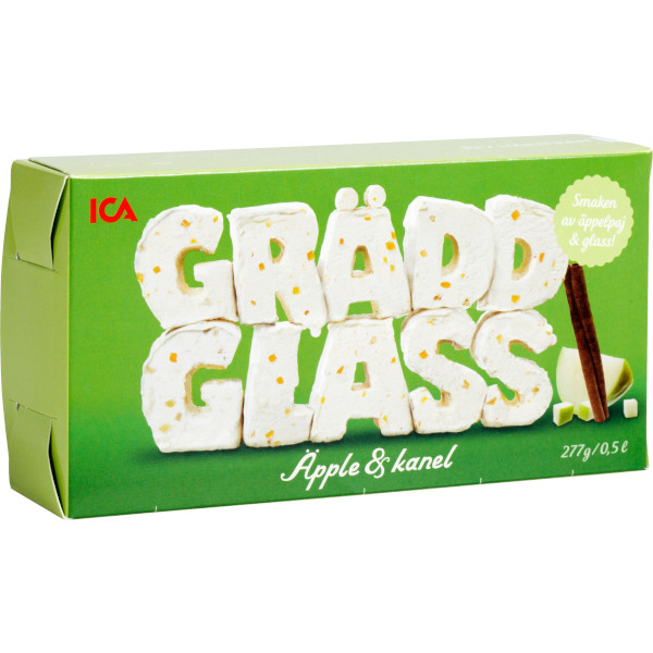 ICA Gräddglass Äpple & Kanel