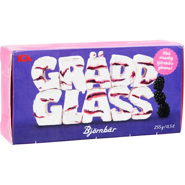 ICA Gräddglass Björnbär