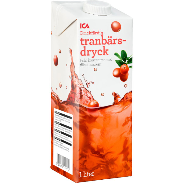 ICA Tranbärsdryck