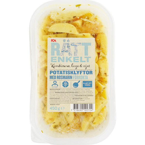 ICA Potatisklyftor Rosmarin Förkokta