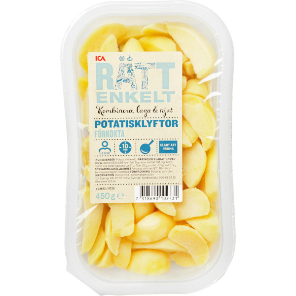 ICA Potatisklyftor Förkokta