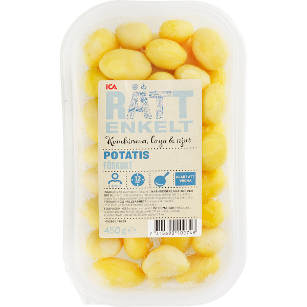 ICA Potatis Förkokt