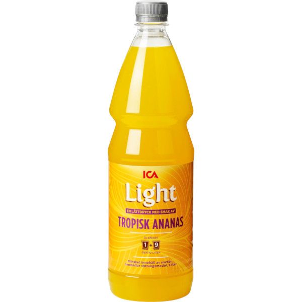ICA Lättdryck Light Tropisk Ananas