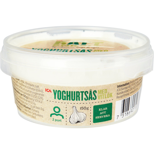 ICA Yoghurtsås Vitlök