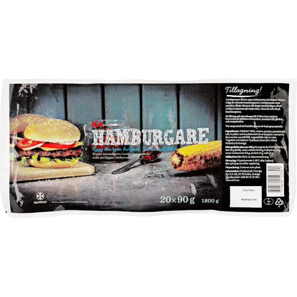 ICA Hamburgare 90g