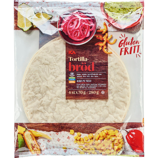 ICA Tortillabröd Glutenfritt