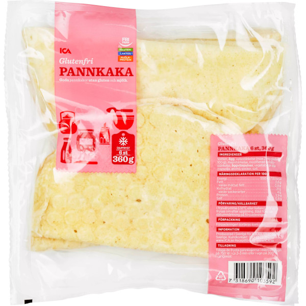 ICA Pannkakor Glutenfria