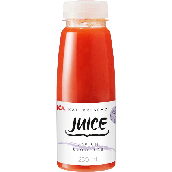 ICA Kallpressad Juice Apelsin & Jordgubb