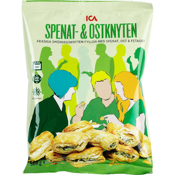 ICA Spenat & Ostknyten