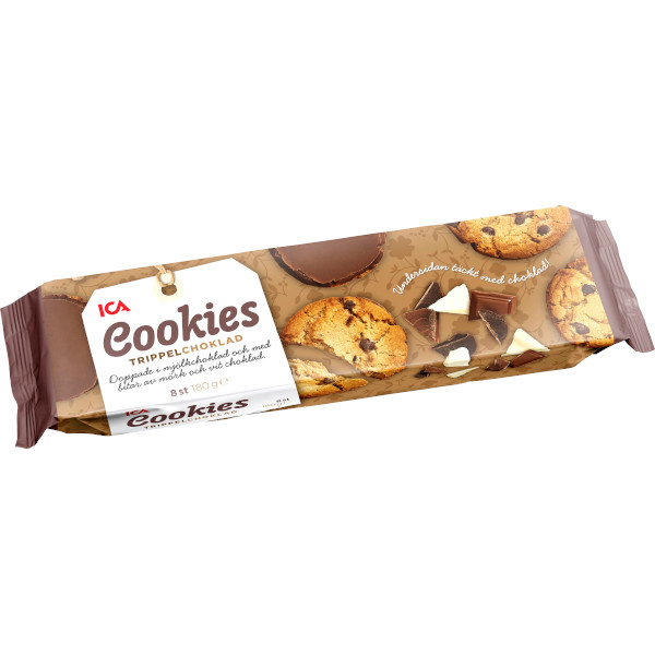 ICA Cookies Trippelchoklad