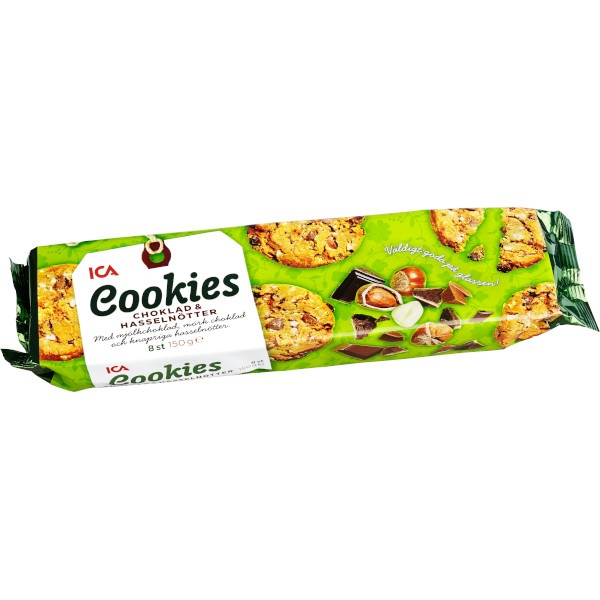 ICA Cookies Choklad & Hasselnötter