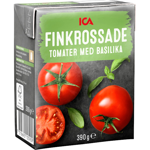 ICA Finkrossade Tomater Basilika