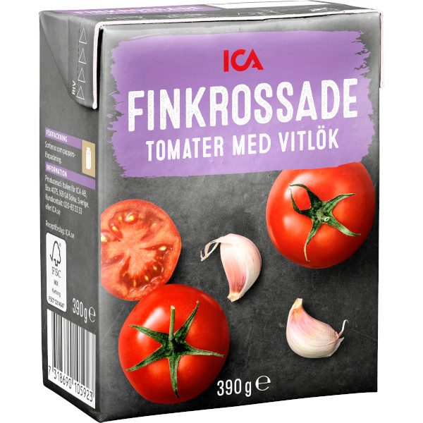 ICA Finkrossade Tomater Vitlök
