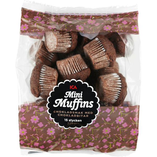 ICA Minimuffins Choklad & Chokladbitar