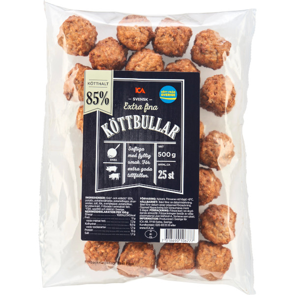 ICA Köttbullar Extra Fina