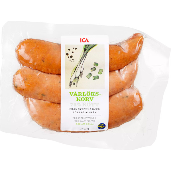 ICA Vårlökskorv