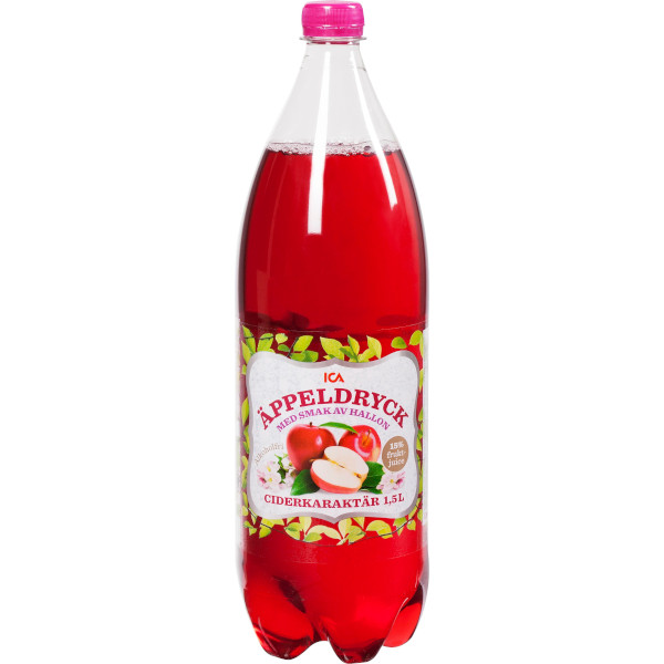 ICA Äppeldryck Hallon Ciderkaraktär