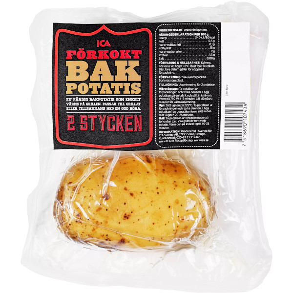 ICA Bakpotatis Förkokt